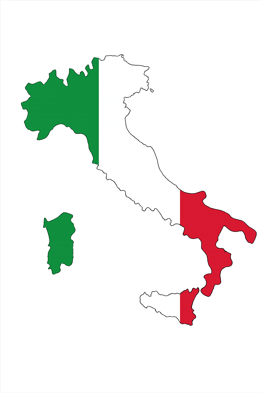 Italy identity map